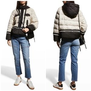 Veronica Beard Camrose Tweed Puffer Jacket